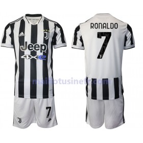 Maillot de Foot Juventus Cristiano Ronaldo 7 Domicile 2021-22 - Enfant